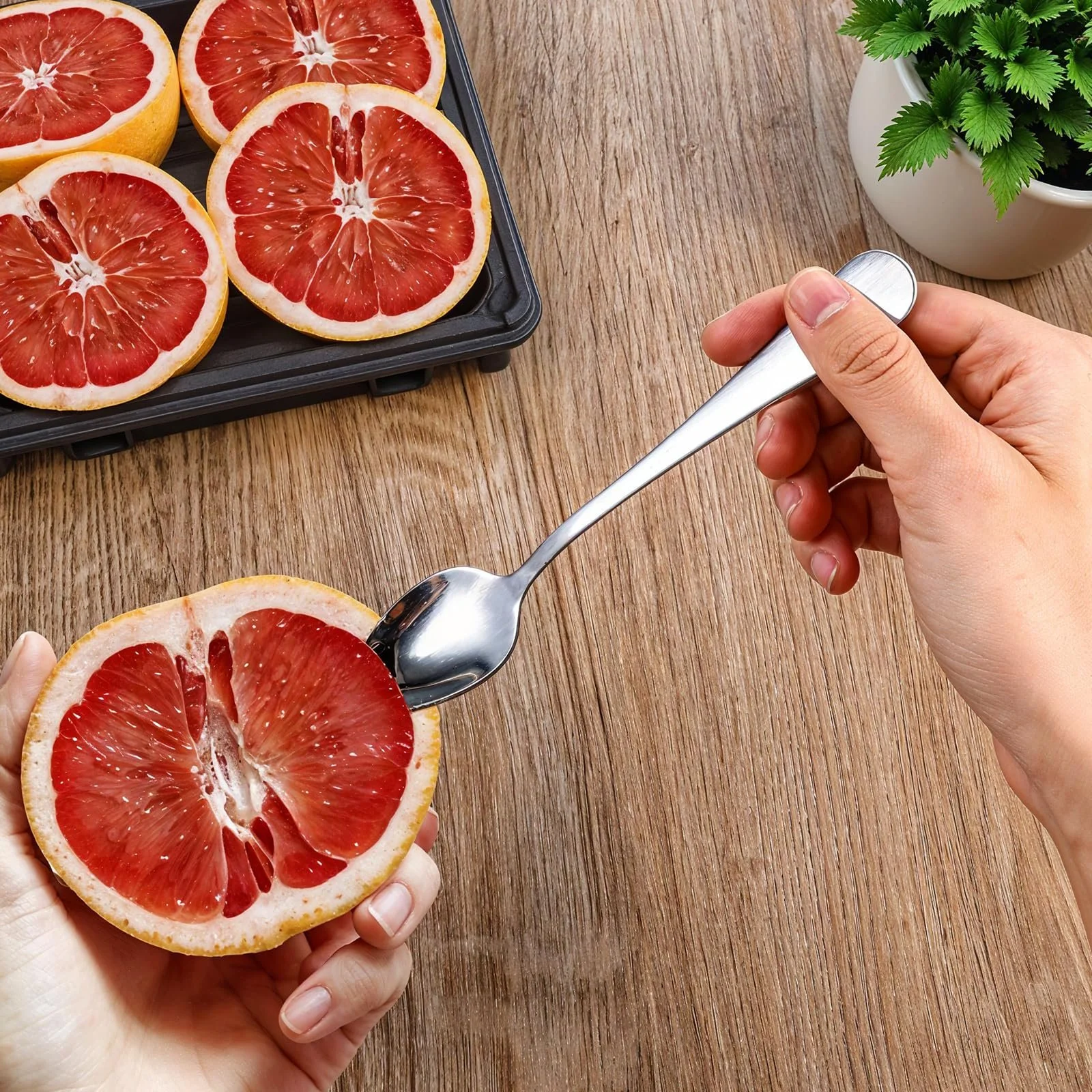 Ложка для грейпфрута Giantree Набір з 3 предметів, нержавіюча сталь, фото №4