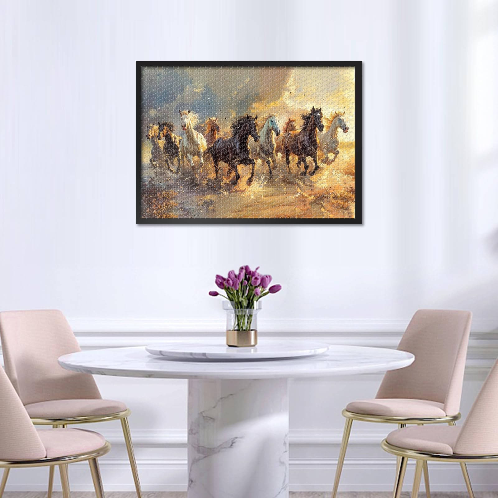 Пазл Коні, що скачуть по річці 1000 деталей 70 x 50 см, фото №5