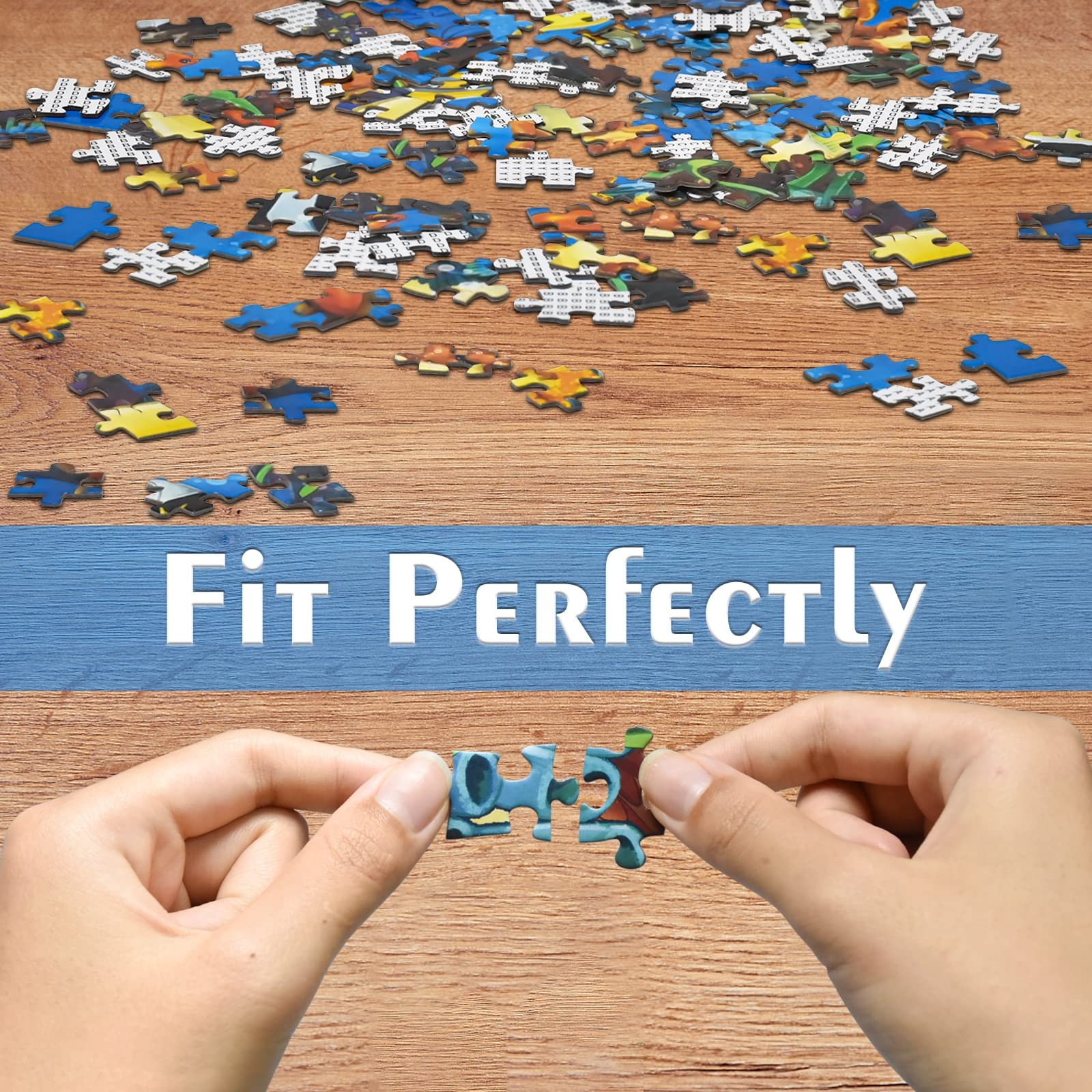 Пазл HUADADA Кольорові олівці 1000 деталей, фото №3