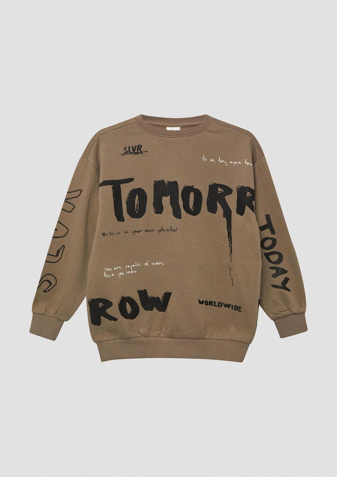 Свитшот s.Oliver Oversized с принтом по всей поверхности, фото №5