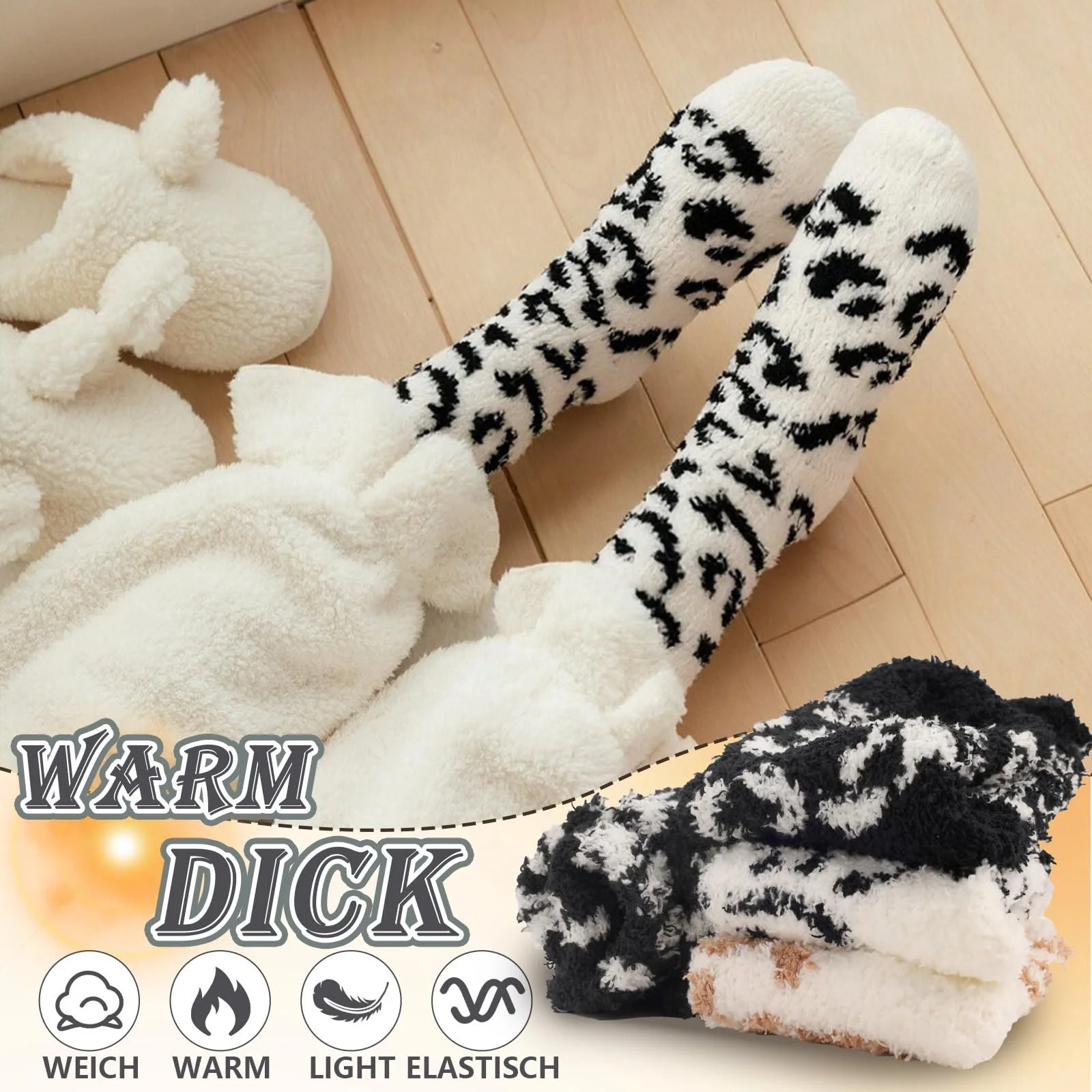 Жіночі М'які Шкарпетки Флісові, фото №3 Жіночі М'які Шкарпетки Флісові, фото №3