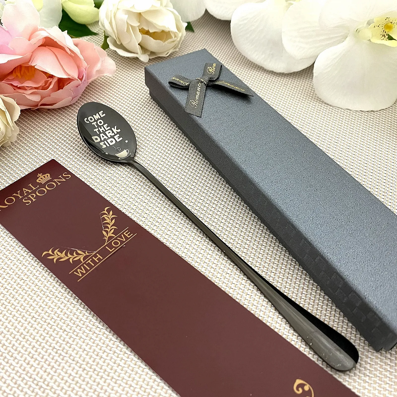 Ложка для кави Чорна ложка з довгою ручкою Модель Чорний, фото №4 Ложка для кави Чорна ложка з довгою ручкою Модель Чорний, фото №4