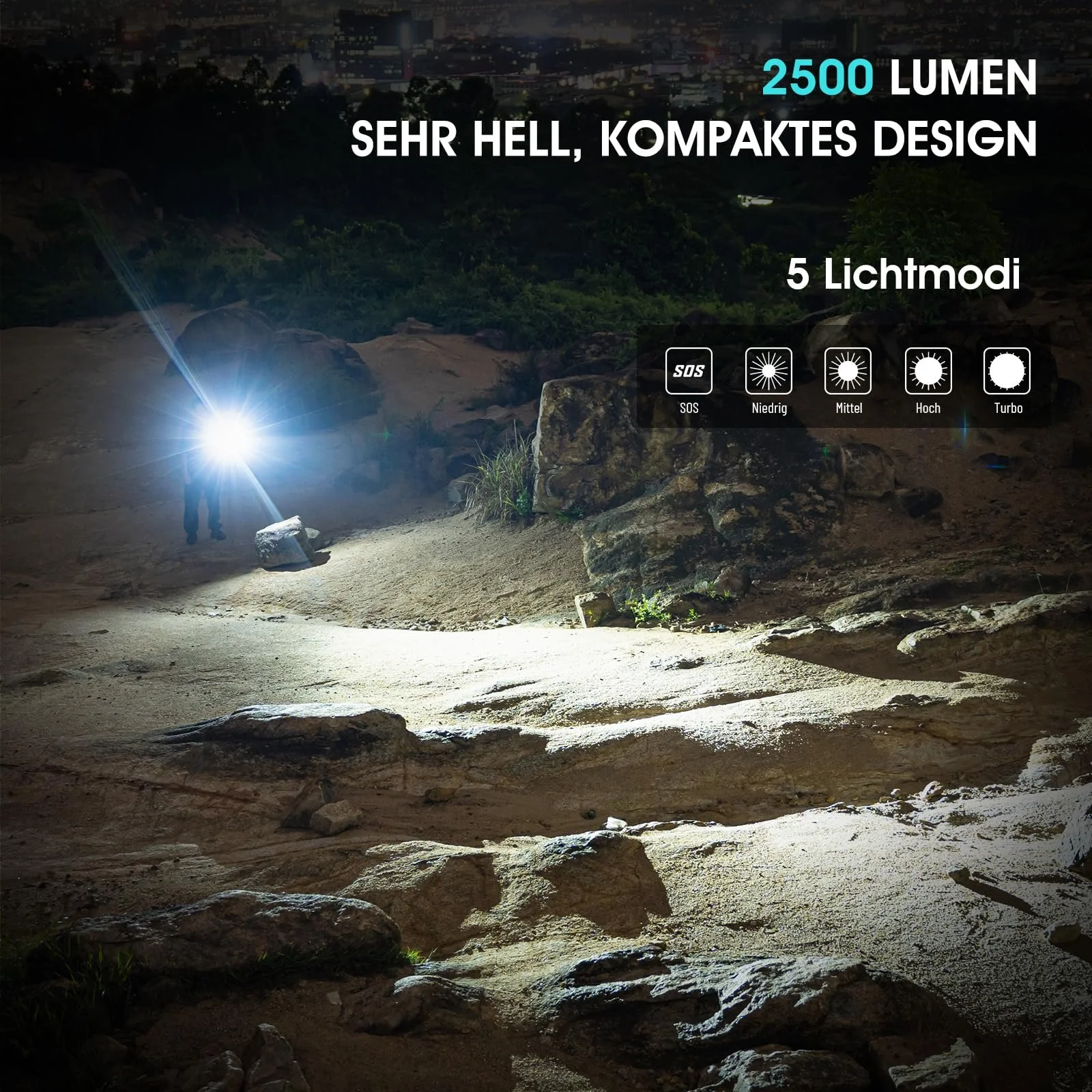 Ліхтар LED S10Pro Перезаряджуваний, 2500 люмен Міні Надзвичайно Яскравий, Тактичні , Маленький, 5 Режимів Освітлення, Водонепроникний для Кемпінгу, Піших Прогулянок, Відкритого Повітря, Надзвичайних Ситуацій, фото №4 Ліхтар LED S10Pro Перезаряджуваний, 2500 люмен Міні Надзвичайно Яскравий, Тактичні , Маленький, 5 Режимів Освітлення, Водонепроникний для Кемпінгу, Піших Прогулянок, Відкритого Повітря, Надзвичайних Ситуацій, фото №4