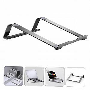 Подставка для ноутбука Tofficu из алюминиевого сплава, полая, охлаждающая, нескользящая, эргономичная, для лучшей осанки synthetic.ua - Фото 1