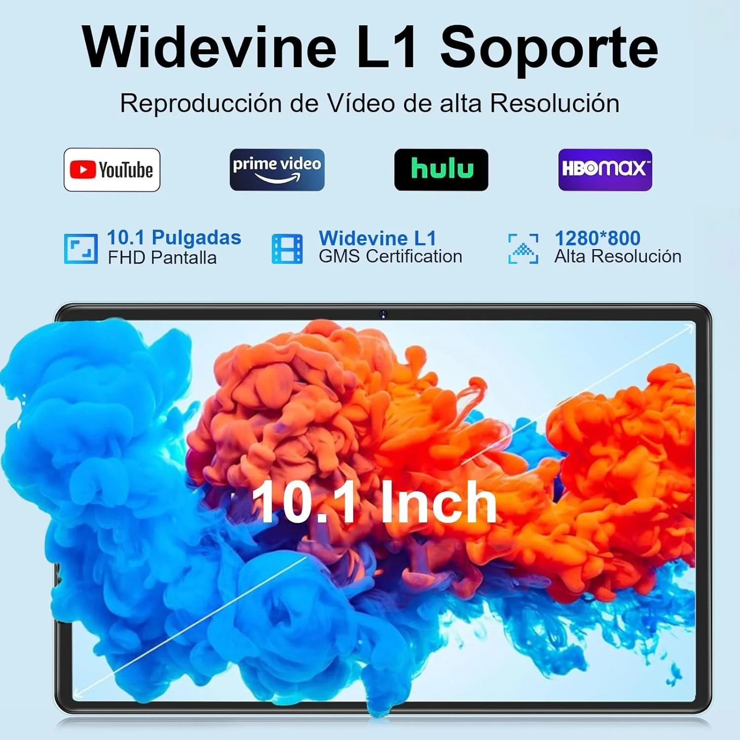 Планшет Ziovo Z118 10.1" (6+16)/128 ГБ 8-ядер 8000 мА·ч Android 14 Чорно-блакитний, фото №5