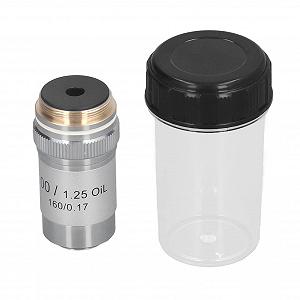 Линза для микроскопа 100X ViaGasaFamido ахроматическая, 100X synthetic.ua - Фото 1