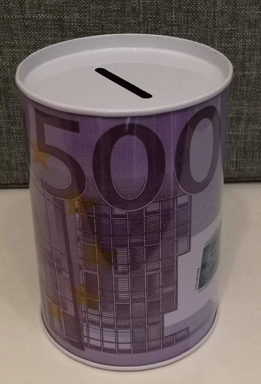 Копилки Euro Notes металлические 5 шт. Серебристый, фото №7