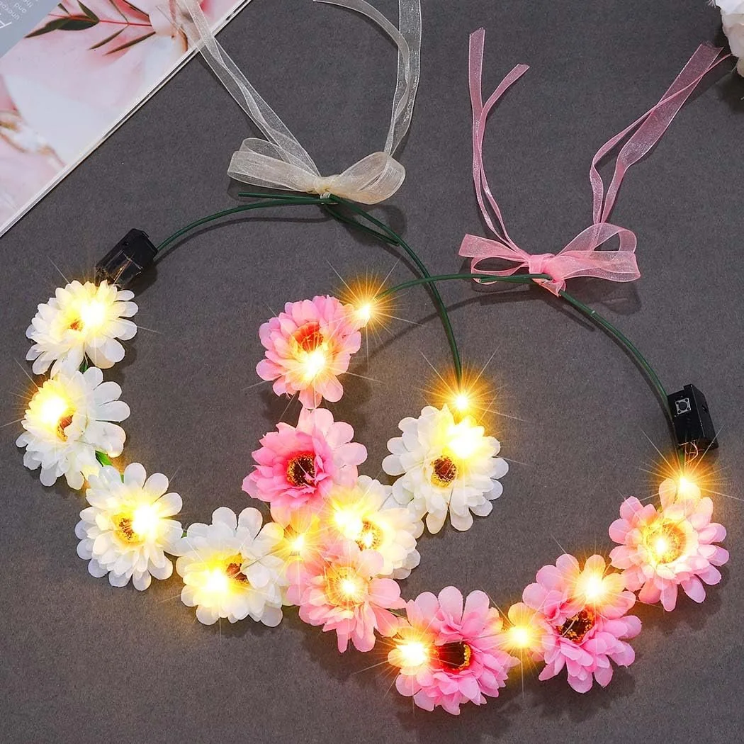 Вінок для волосся з LED підсвічуванням Zoestar, фото №1