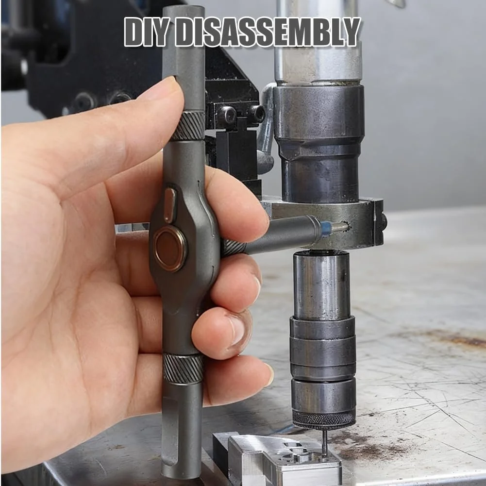 Набір магнітних викруток 42-в-1 з тріскачкою 40 біт Чорний, фото №5