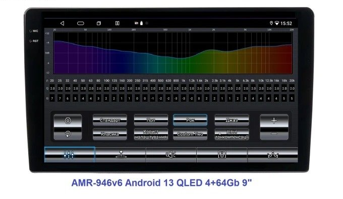 Автомагнbтола Qline AMR-946v6 Android 13 QLED 4+64Gb 9 та 10", фото №5