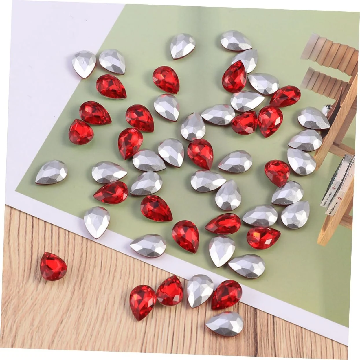 Набір 150 Кришталевих Діамантових Аксесуарів DIY Виготовлення Прикрас, фото №5