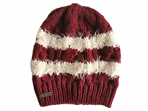 Шапка Pepe Jeans Hairy Burgundy PG040139 Средний размер Бордовый цвет - Фото 1