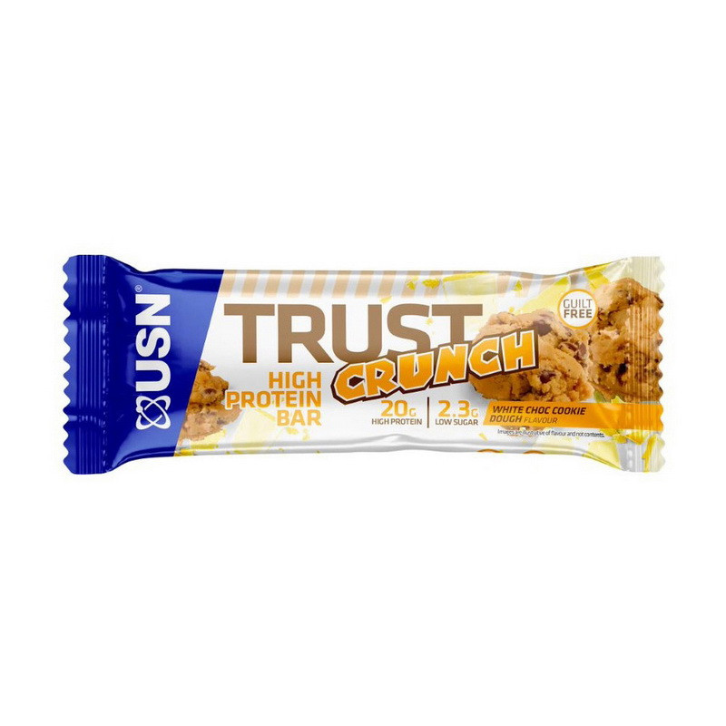 Trust Crunch 60 g white choc cookie dough, фото №1