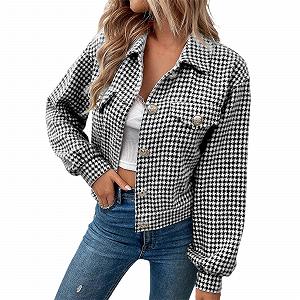 Пальто KEERADS Осень-Зима 2023 Женское Однобортное - Фото 1