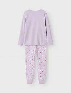 Комплект для сну з довгим рукавом NAME IT для дівчинки synthetic.ua - Фото 1