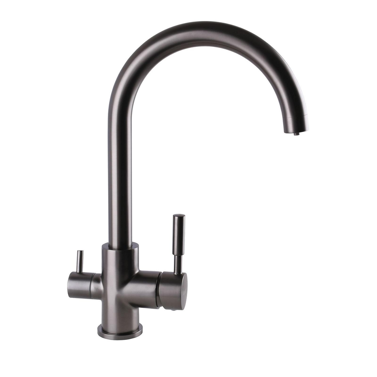 Змішувач для кухні під осмос Globus Lux LAZER GLLR-0333-11-GRAPHITE, фото №3 Змішувач для кухні під осмос Globus Lux LAZER GLLR-0333-11-GRAPHITE, фото №3