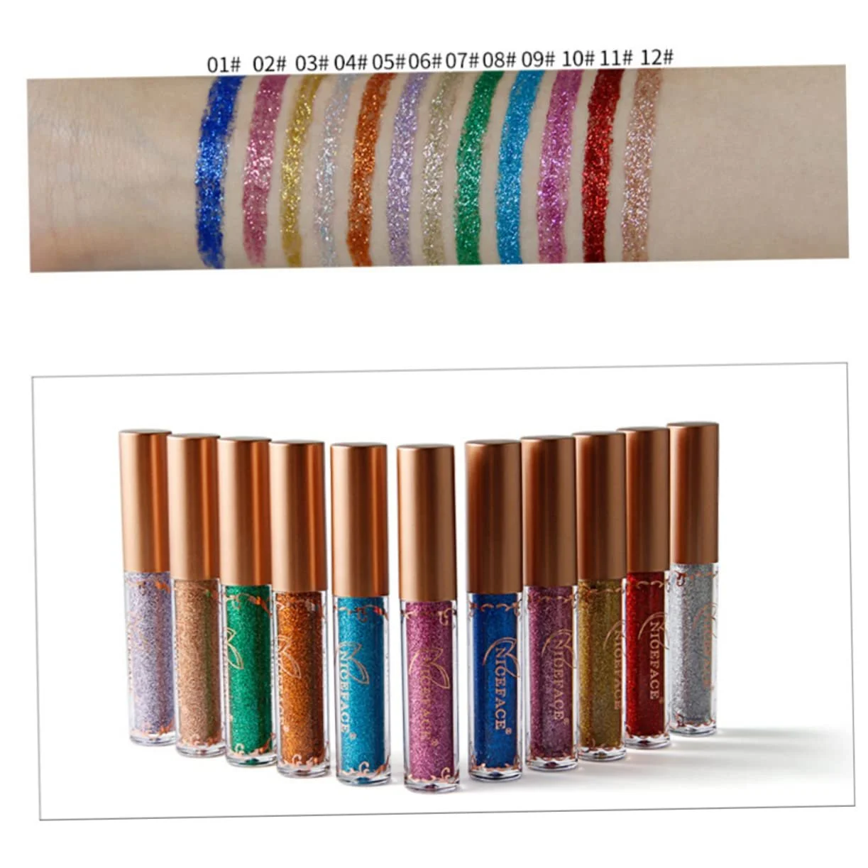 Рідка Eyeliner minkissy 2St Barvystyi Vodostіjkyj Metalіc, фото №4 Рідка Eyeliner minkissy 2St Barvystyi Vodostіjkyj Metalіc, фото №4