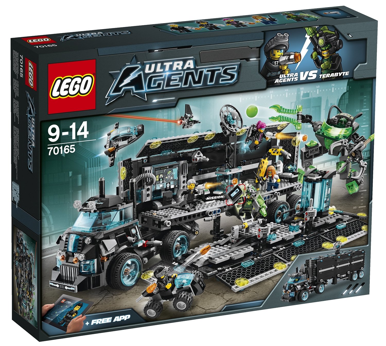 Конструктор LEGO Agents 70165 Ultra Agent Headquarters, фото №1