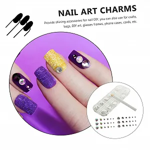 Набір для нігтів Healeved, наклейки з кристалами, дорогоцінне каміння synthetic.ua - Фото 1