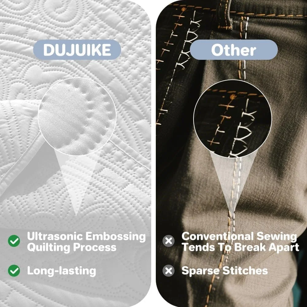 Покривало DUJUIKE Лист Захист Покривало 240 x 260 см Білий, фото №7