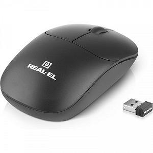 Мышка REAL-EL RM-313W Wireless Black (EL123200042) цена на synthetic.ua - Фото 1 Мышка REAL-EL RM-313W Wireless Black (EL123200042) synthetic.ua - Фото 1