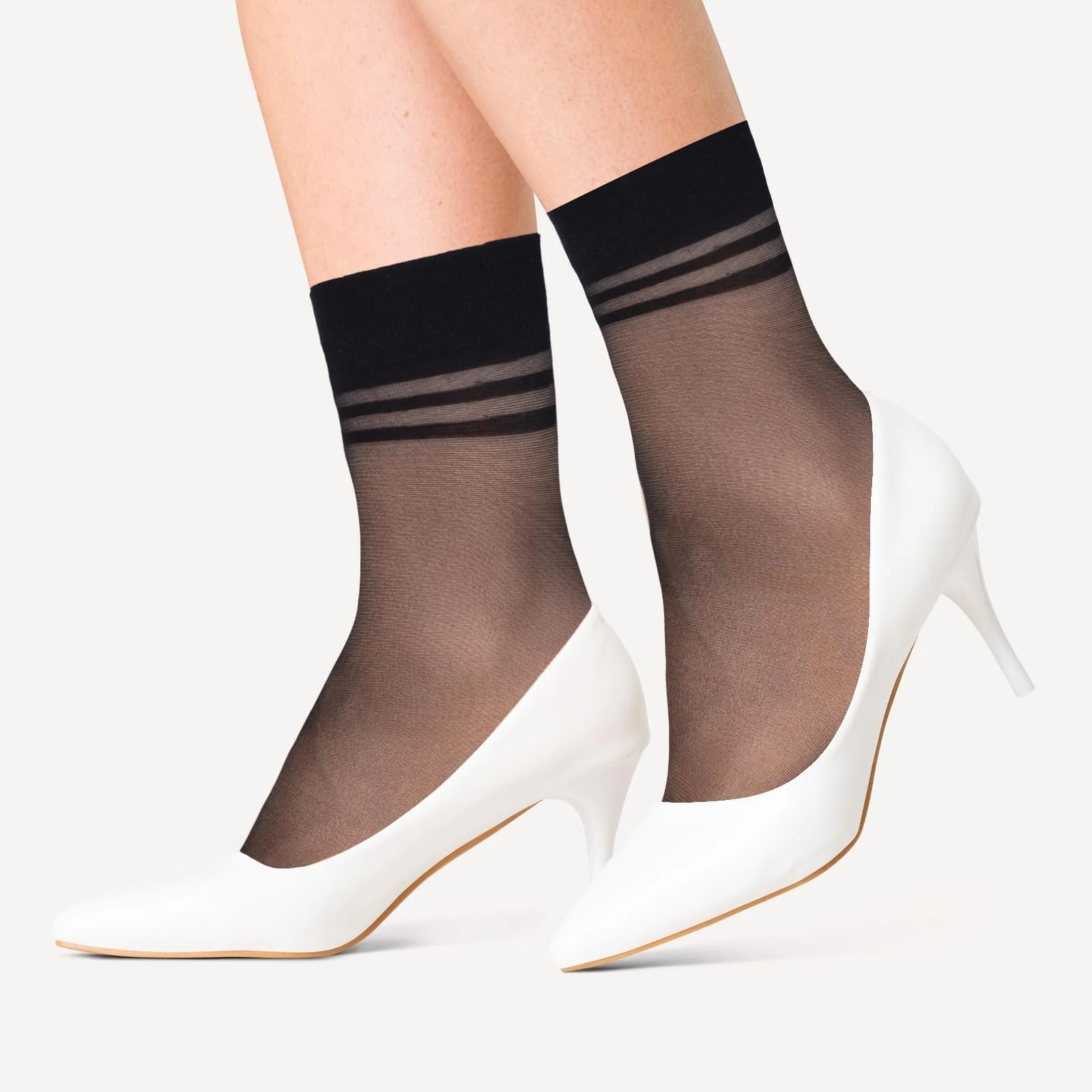 12 пар тонких нейлонових панчіх Жіночі прозорі шкарпетки, фото №7