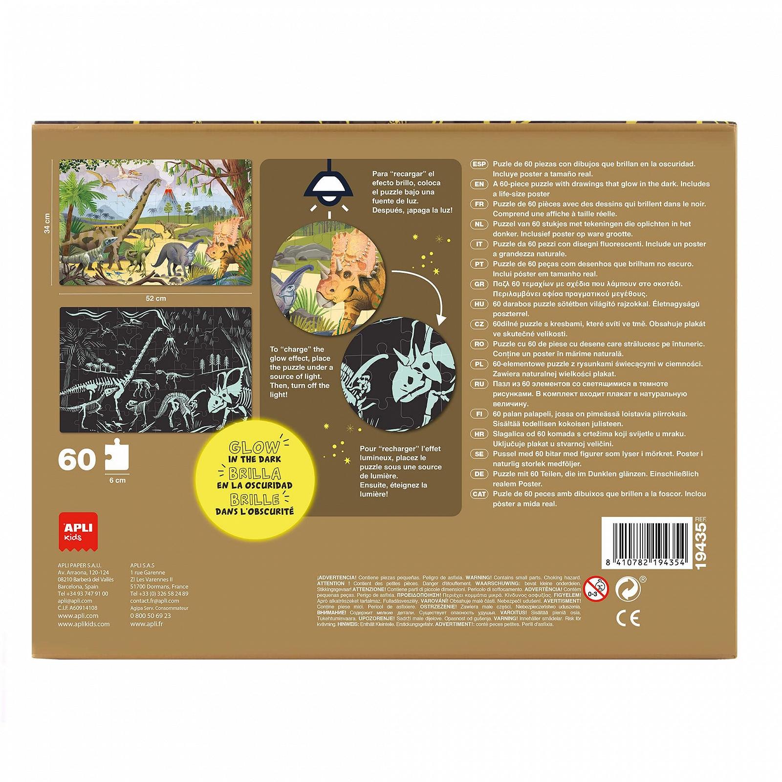 Пазл APLI Kids Glow in the Dark 19435, фото №2 Пазл APLI Kids Glow in the Dark 19435, фото №2