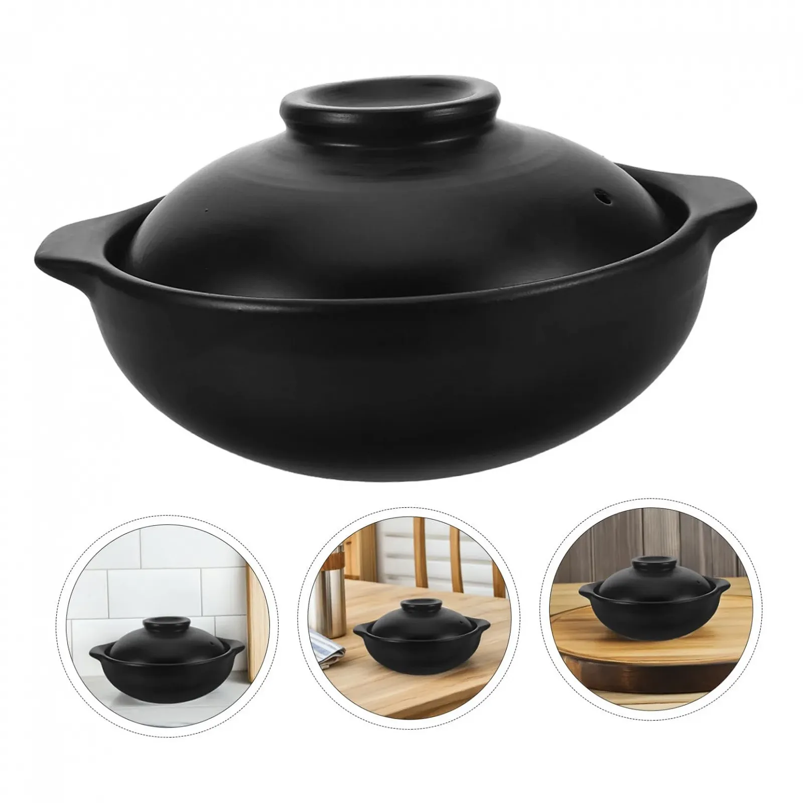 Кастрюля термостойкая с крышкой для открытого огня и газовых плит, фото №8 Кастрюля термостойкая с крышкой для открытого огня и газовых плит, фото №8