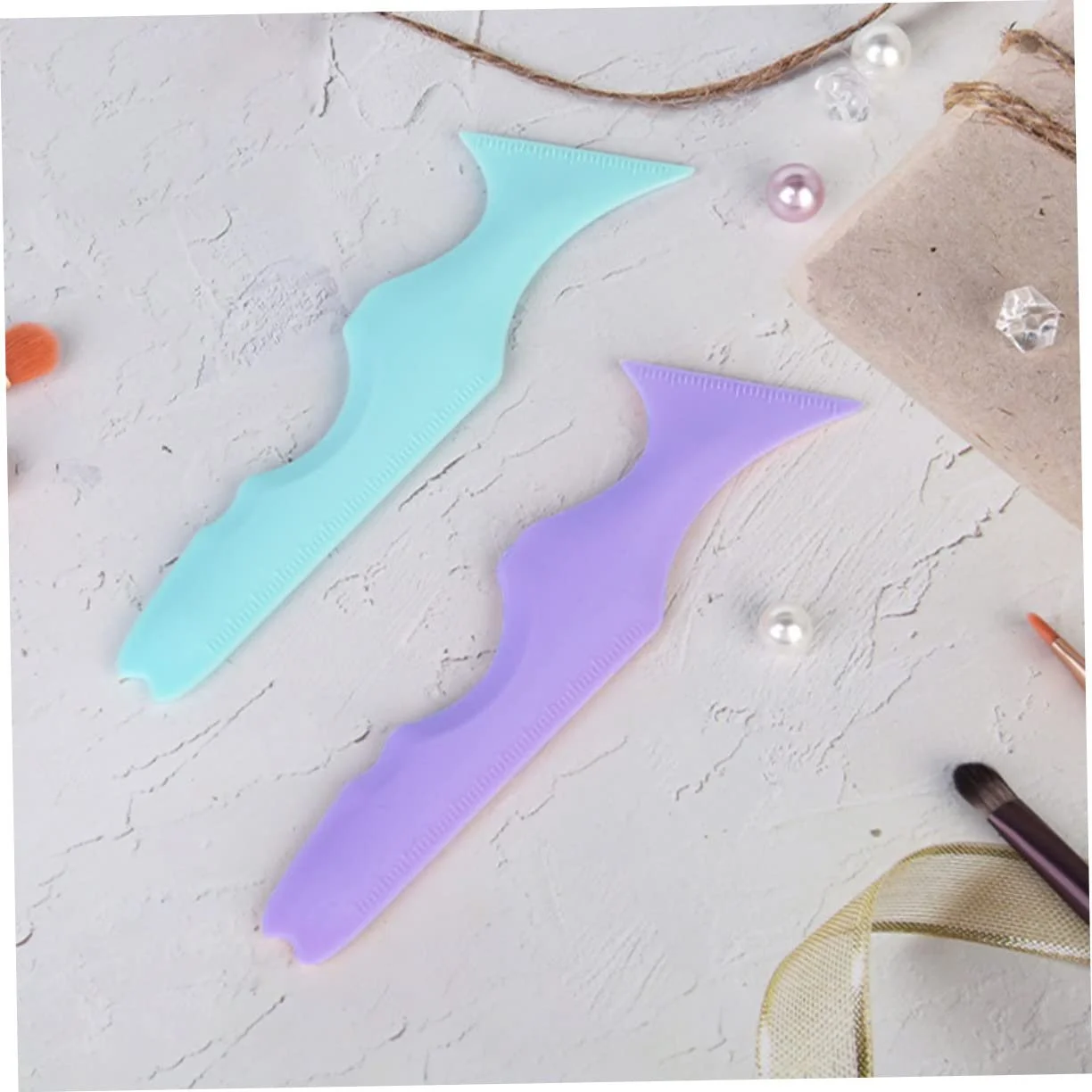 Трафарет для подводки Beavorty, 10 шт, силиконовая, фото №5