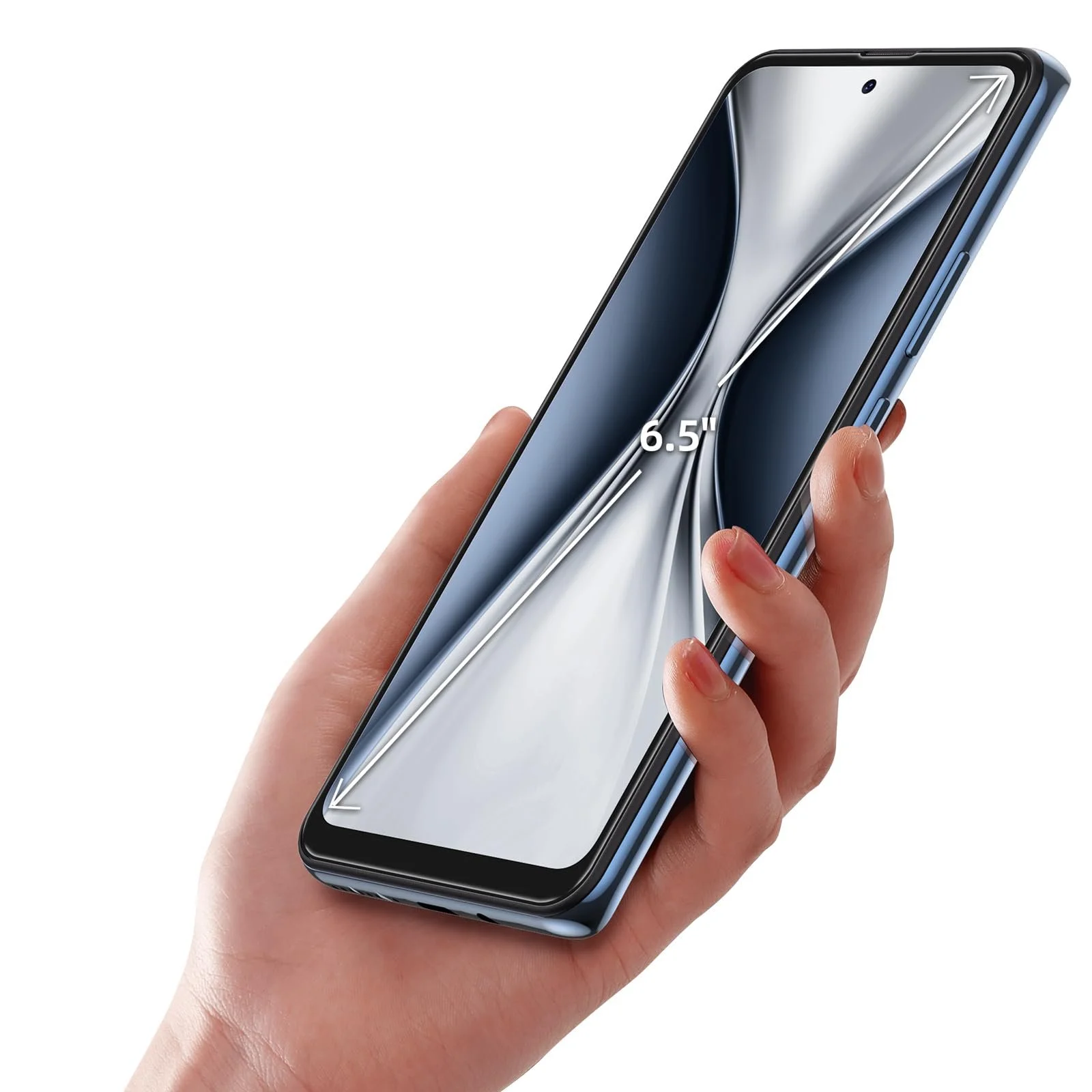 Смартфон H2 2024 Octa-Core 2 ГБ + 16 ГБ 6.5 дюйма HD+ 16 Мп + 5 Мп 4G Dual SIM Black (Без контракта), фото №3
