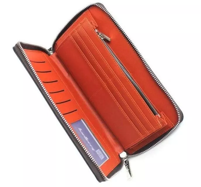 Портмоне Baellerry SW009 эко-кожа Оранжевое, фото №4