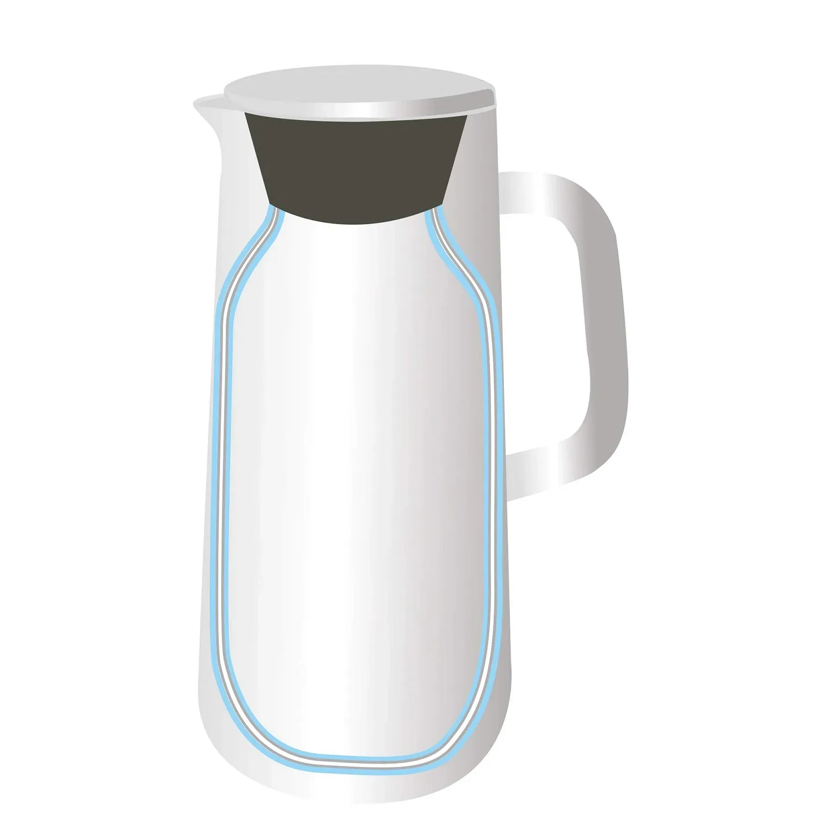 Термос WMF Impulse 1 литр для чая или кофе Press Lock Vintage Copper, фото №7