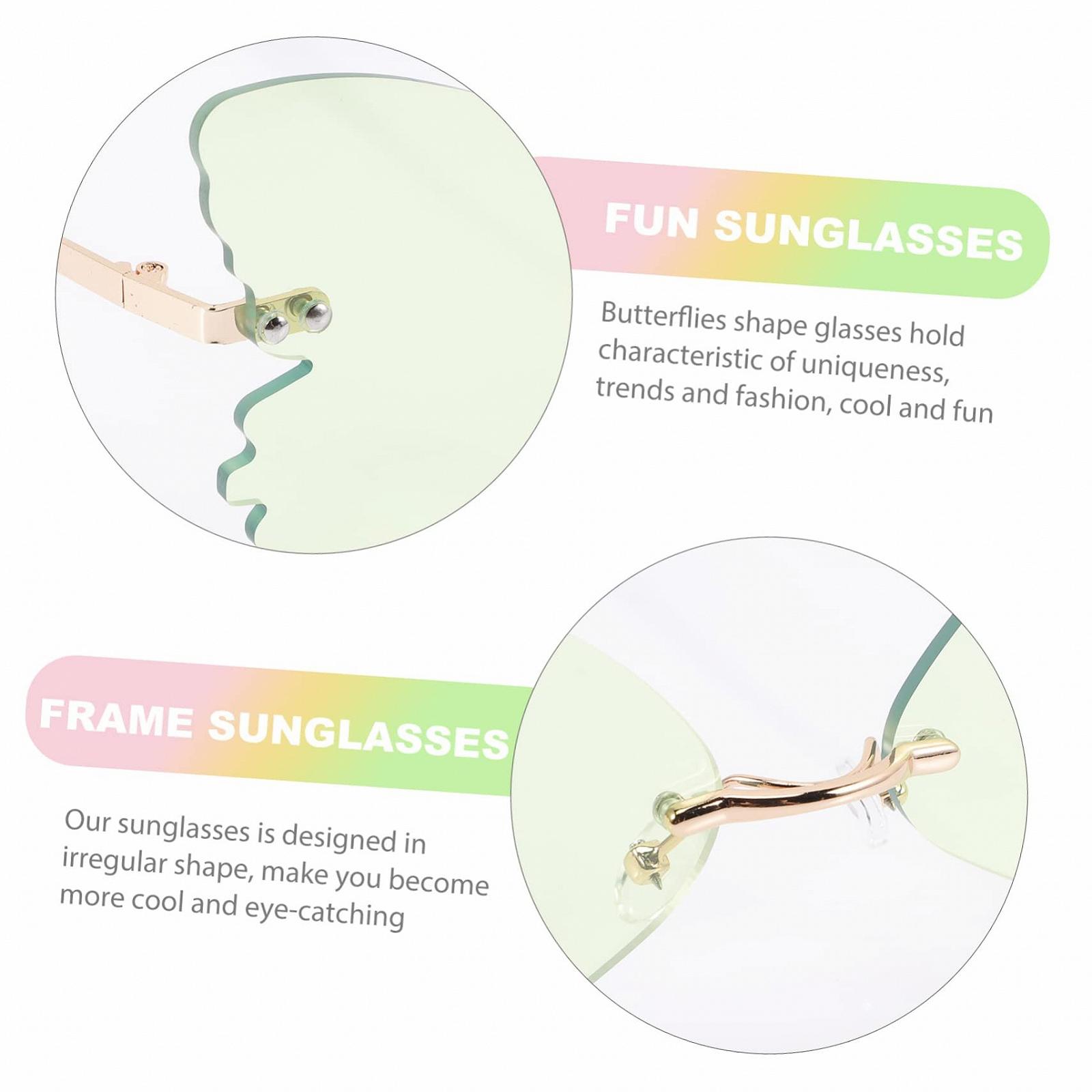 Сонцезахисні окуляри Без оправи VALICLUD Метал різнокольоровий 4 шт, фото №6 Сонцезахисні окуляри Без оправи VALICLUD Метал різнокольоровий 4 шт, фото №6