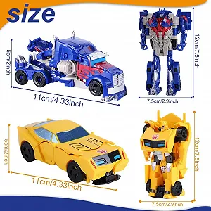 Робот-трансформер LJTXX Deformed Car Model 2 в 1 synthetic.ua - Фото 1