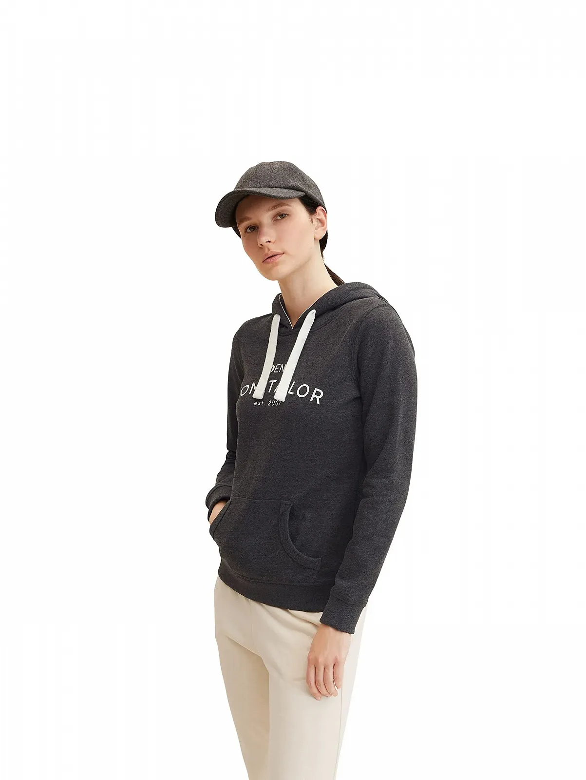 Жіноче худі TOM TAILOR Denim з логотипом, фото №3