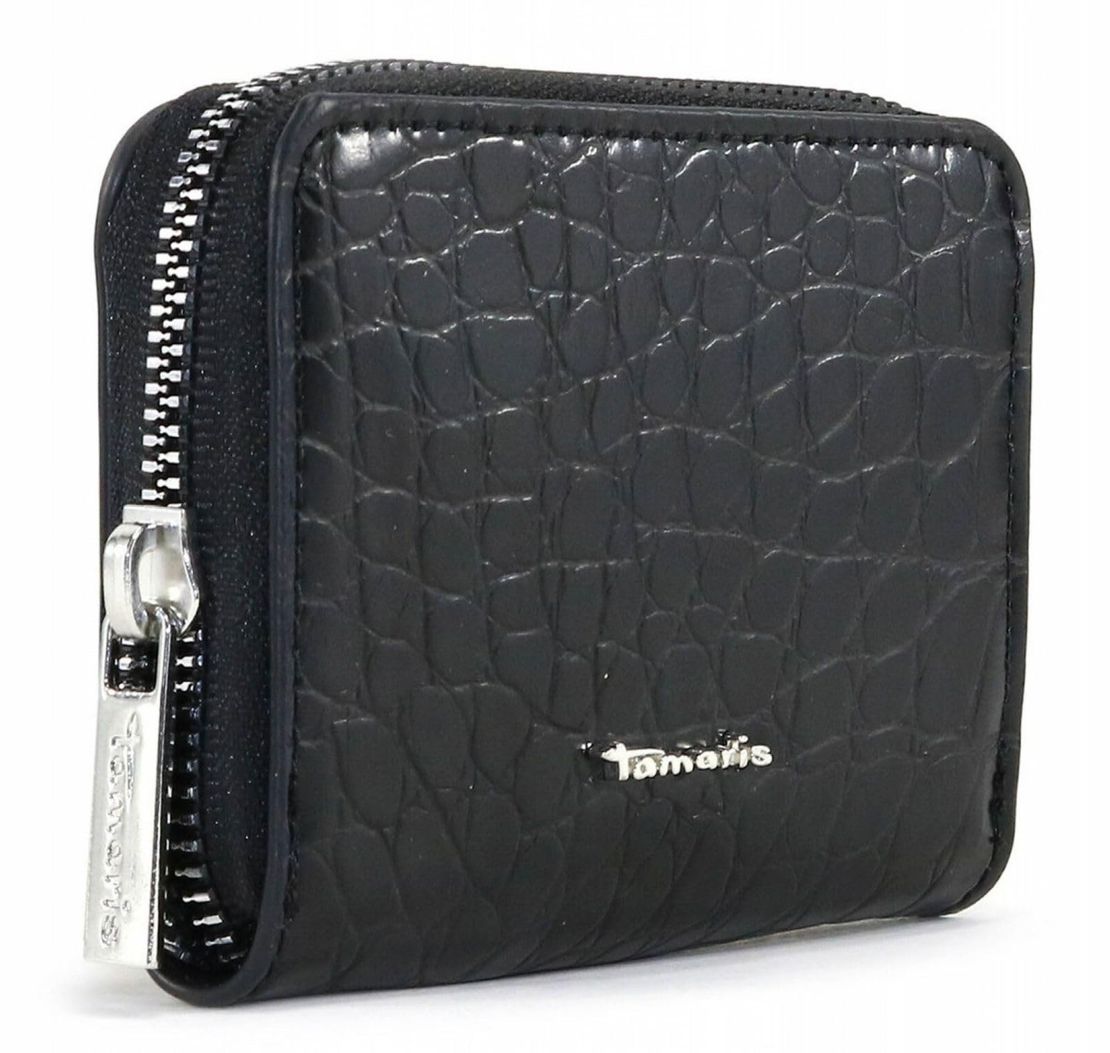 Кошелек Tamaris Clara-Marie Small Zip Around Black, черный, модный, фото №2