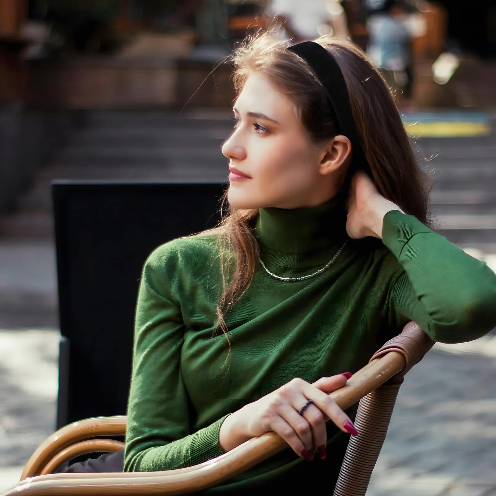 Обруч для волосся Оксамитовий, фото №6