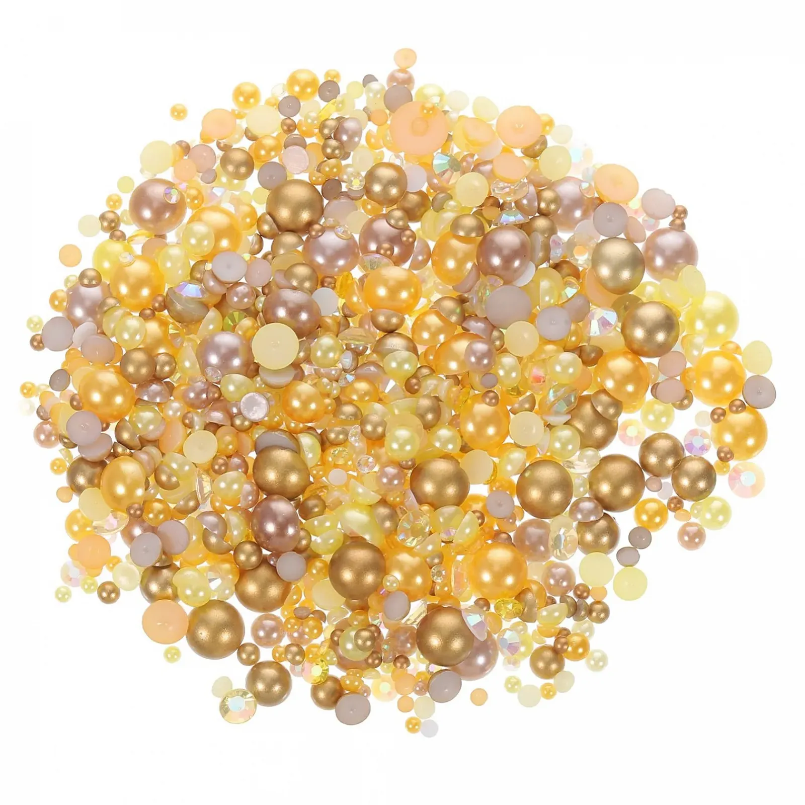 Украшения для ногтей NUOBESTY, полукруг, искусственные жемчужины, 2 шт., фото №2