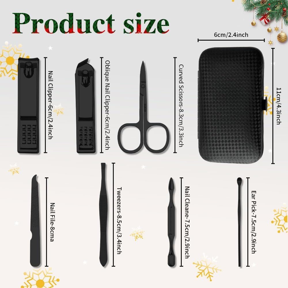 Набір для манікюру та педикюру, 7 шт., з нержавіючої сталі, фото №2 Набір для манікюру та педикюру, 7 шт., з нержавіючої сталі, фото №2