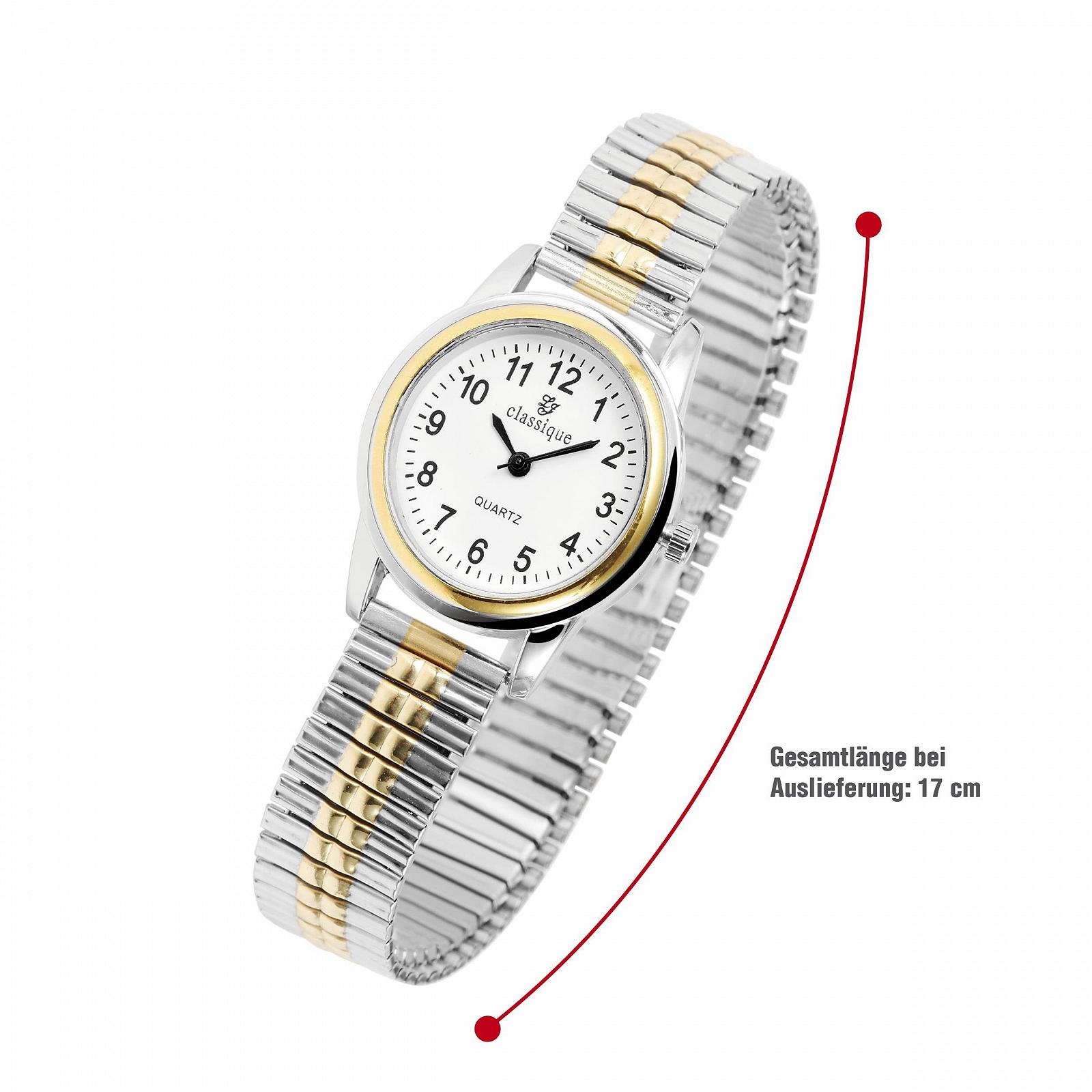 Жіночий годинник Classique Діаметр 28 мм, сріблястий/білий, фото №2