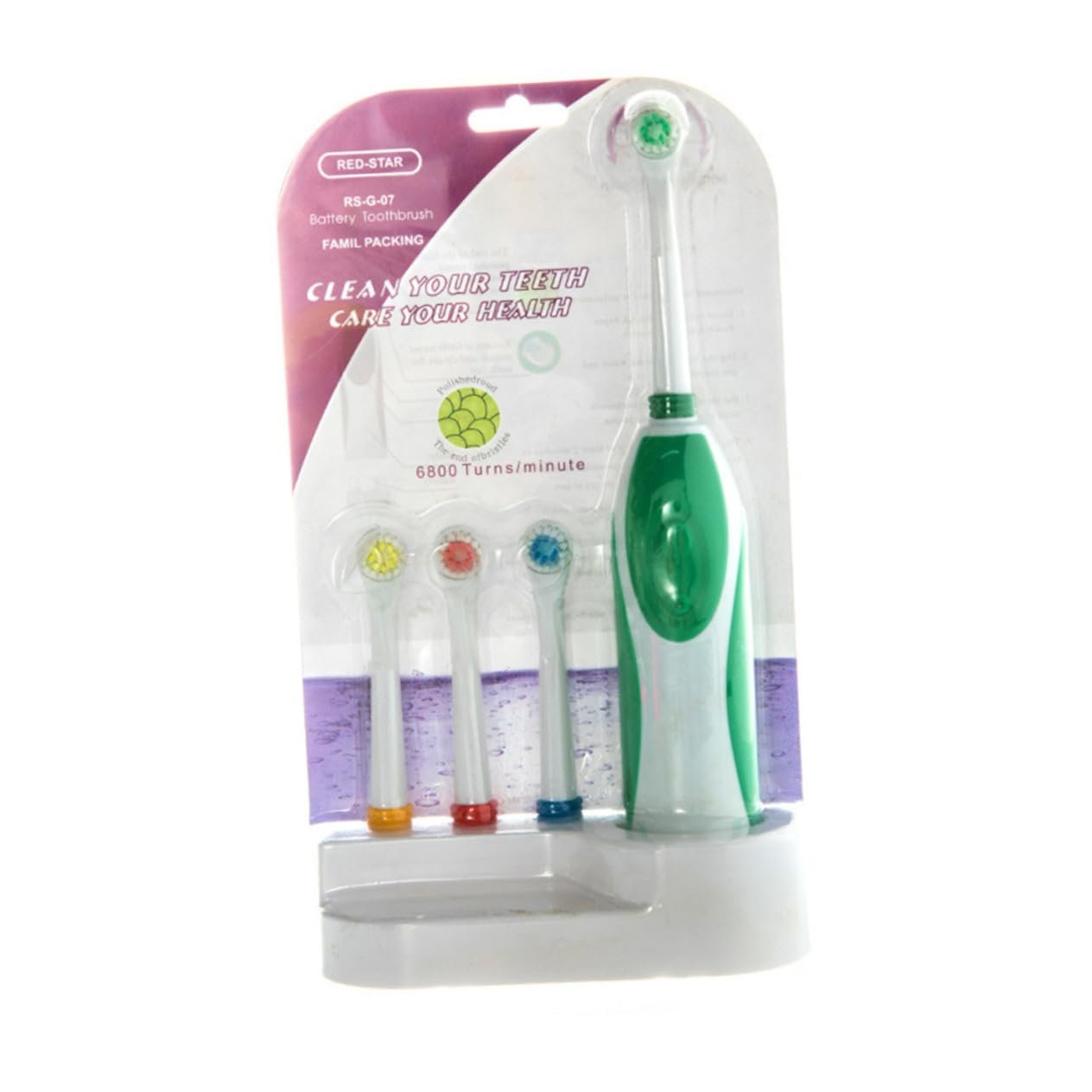 Електрична зубна щітка Gatuida з водонепроникним корпусом та обертовою насадкою, фото №9