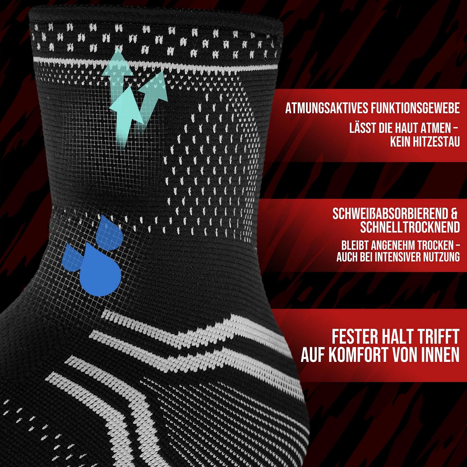 Бандаж на гомілковостопний суглоб NEUMANN® Компресійний, екстратонкий, ортопедичний, розмір S, фото №4