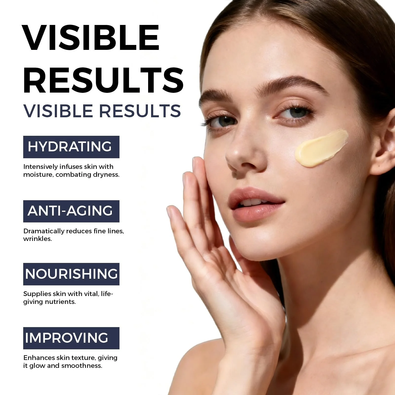 Крем для обличчя денний та нічний Real Luvixa Retinol Collagen Hyaluronic Acid антивіковий зволожуючий з вітамінами A, B, C, E та екстрактом зеленого чаю 50 мл, фото №1 Крем для обличчя денний та нічний Real Luvixa Retinol Collagen Hyaluronic Acid антивіковий зволожуючий з вітамінами A, B, C, E та екстрактом зеленого чаю 50 мл, фото №1