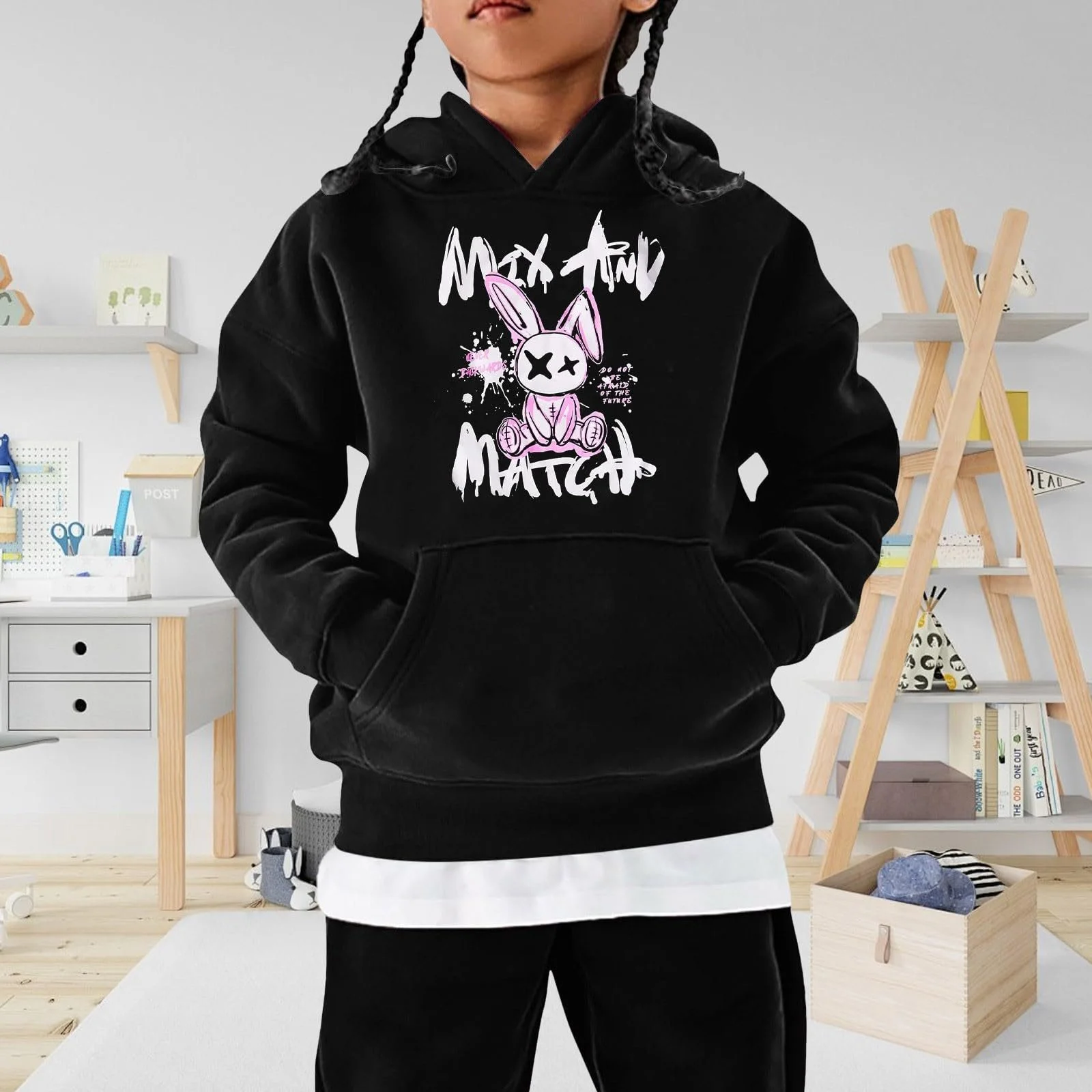 Дівчачий Худі Куртка на блискавці Oversized, фото №3