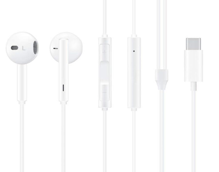 Наушники Huawei CM33 USB-C Тип C Стерео Звук Белый, фото №3