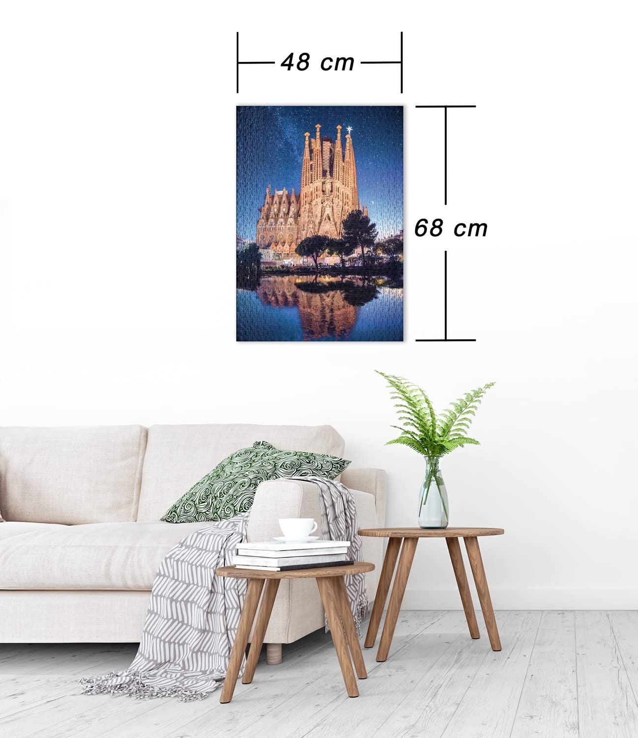 Пазл Ulmer Puzzleschmiede Basilica Sagrada Familia 1000 деталей, фото №3