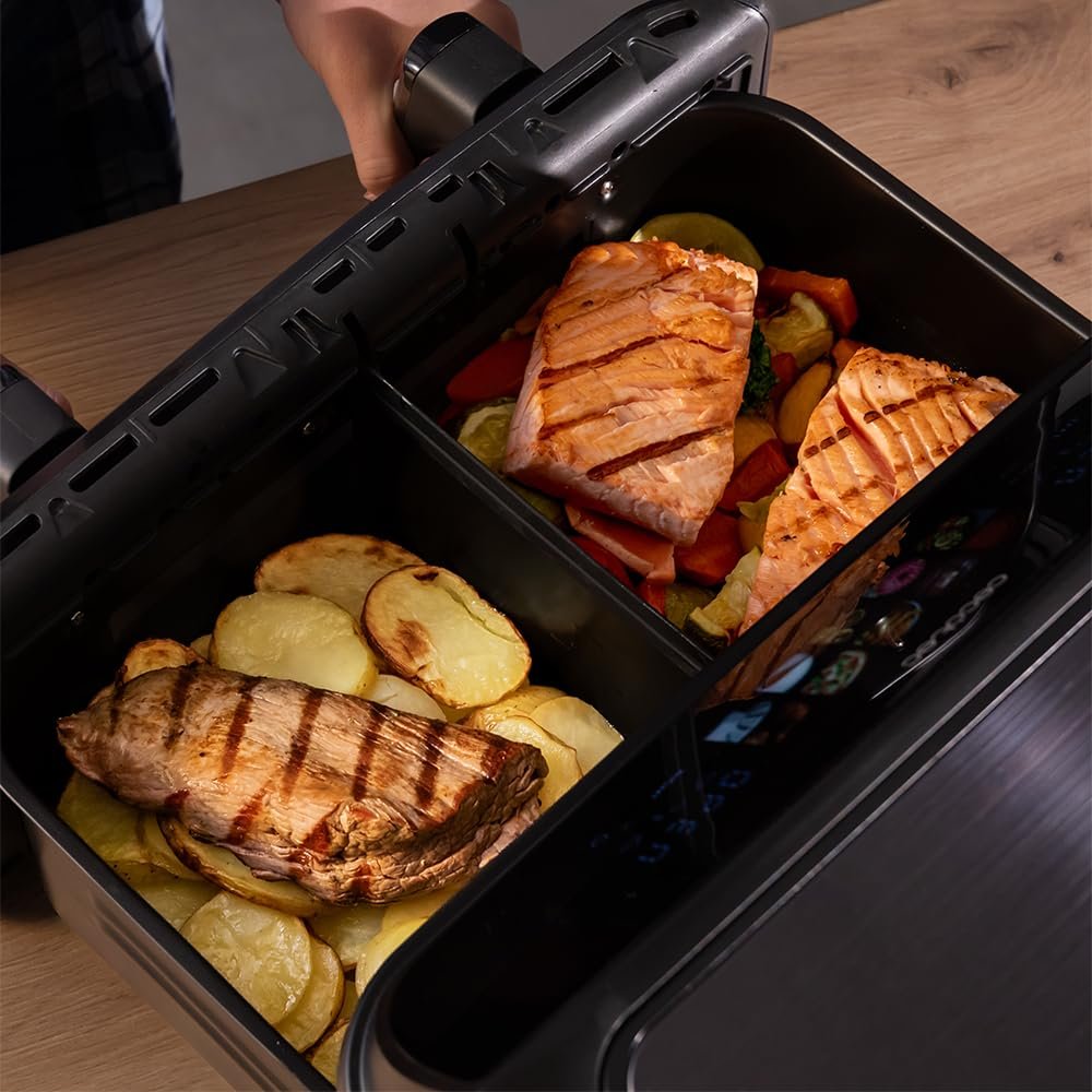 Мультипечь Cecotec Cecofry & Grill Duoheat 10000 10л Grill 2800Вт 40-200°C 10 программ, фото №10 Мультипечь Cecotec Cecofry & Grill Duoheat 10000 10л Grill 2800Вт 40-200°C 10 программ, фото №10