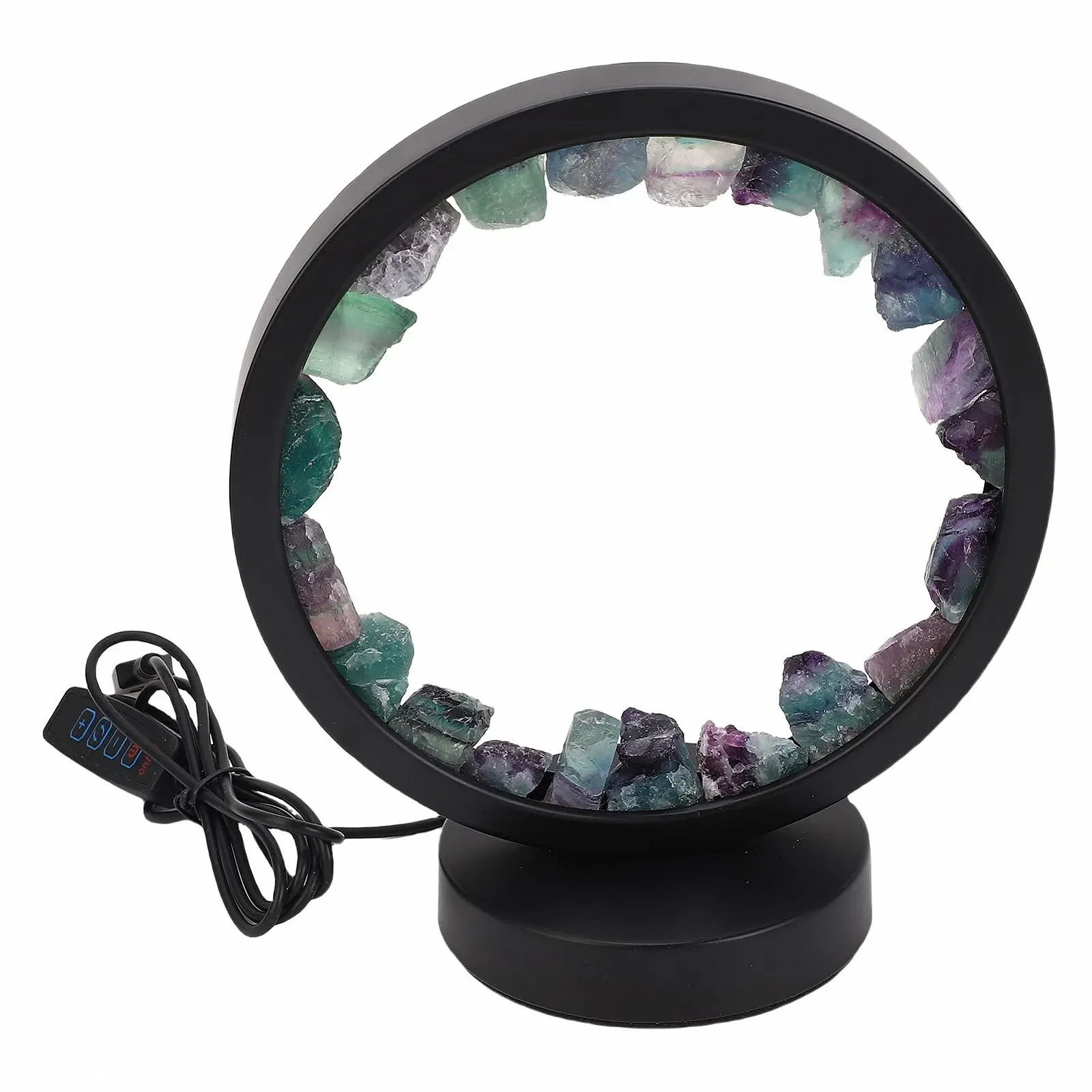 Настільна лампа з кристалів HEEPDD регульовані колірні режими унікальний дизайн, фото №1