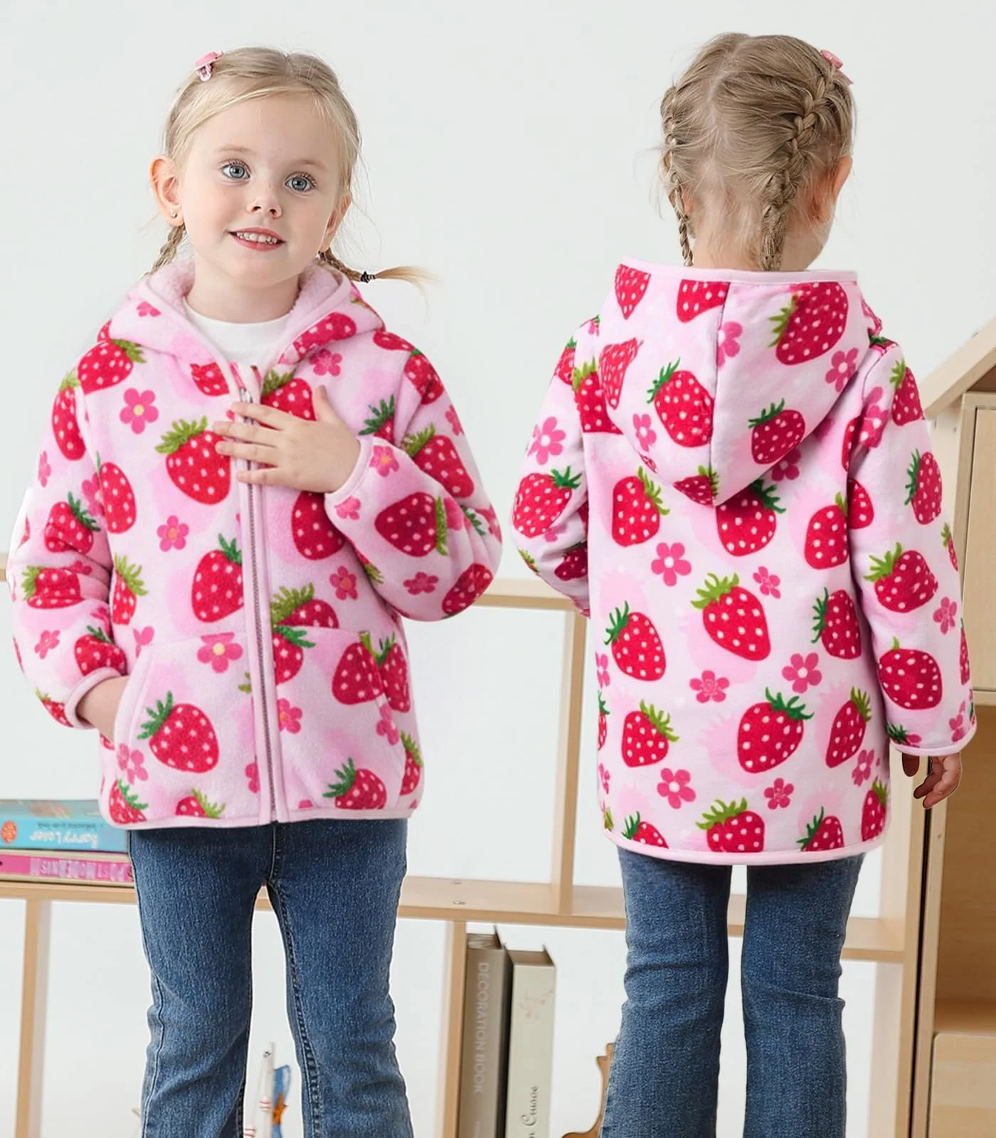 Куртка з капюшоном Goodstoworld для дівчаток, фото №4