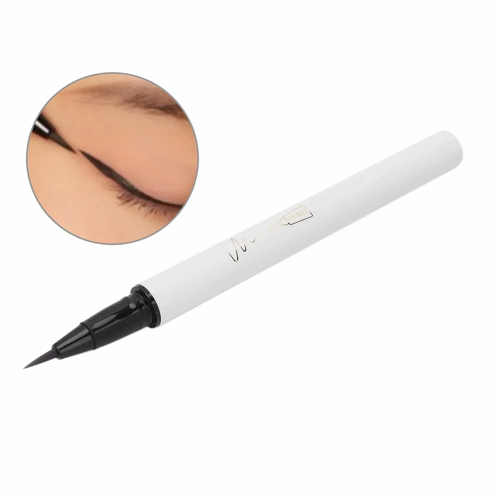 Підводка для очей, швидковисихаюча, водостійка, проста у використанні, ультратонка кисть, фото №5